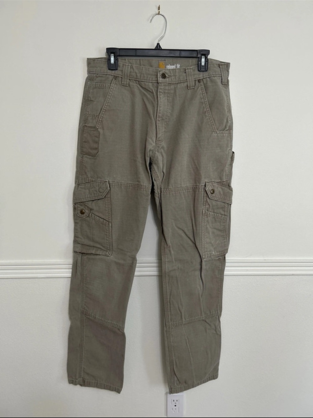 Carhartt Men's Cargo Pants - Light Gray